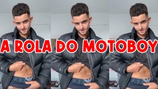 Motoboy safado mostrou o Pau