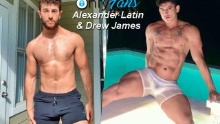 Alexander Latin & Drew James fuck – Bareback