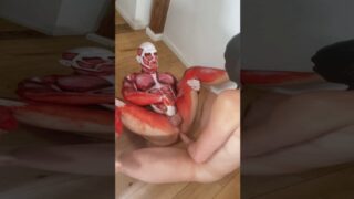 Pintura Corporal – Fodida por um pau de 23 cm – PicAsssHole, Wolf_hendrixxx